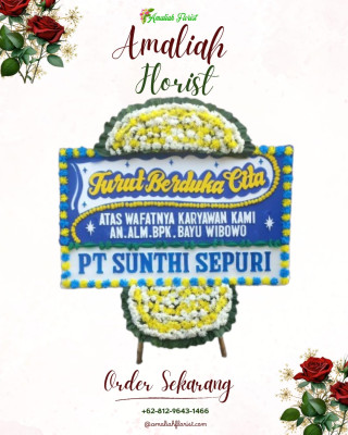 Papan Bunga Duka di Kutabuluh