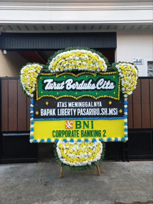 Papan Bunga Duka di Kutabuluh