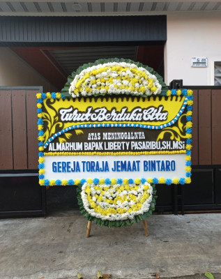 Papan Bunga Duka di Kutabuluh