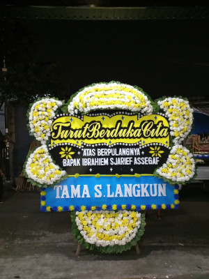 Papan Bunga Duka di Kutabuluh